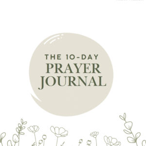 10 Day Prayer Journal